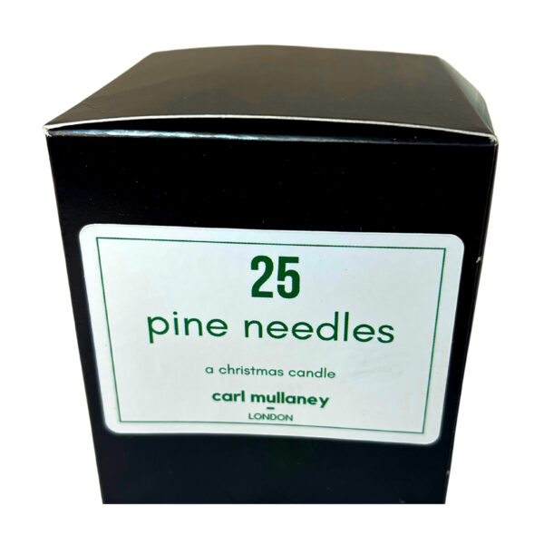 Carl Mullaney London - 25 Pine Needles - a scented home candle - gift box